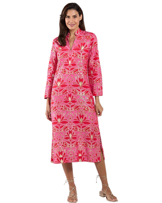 Lyra Dress- Imperial Garden Peony/Gold