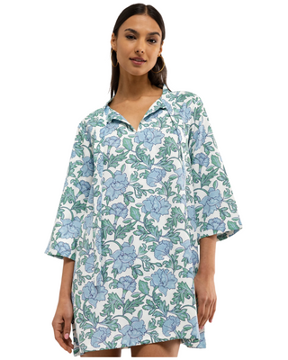 Phoebe Dress- Coastal Garden
