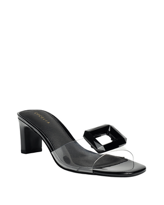 Park Ave Jewel Heel- Black