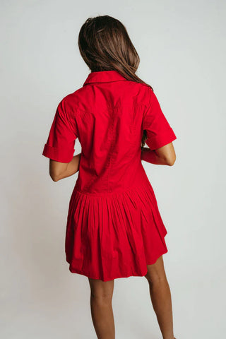 Hannah Dress- Red