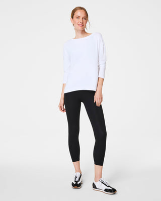 Active Long Sleeve Top- White