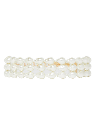 Pearl Diana Triple Row Choker Necklace