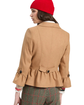 Manga Short Coat- Camel