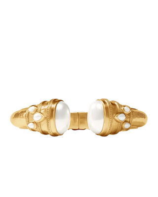 Cannes Cuff- Gold- Pearl
