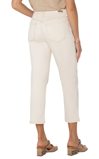 Kennedy Crop Straight Leg Jean- Seaside Dunes