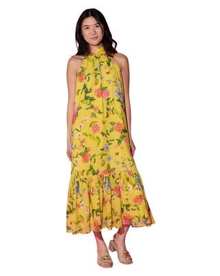 Perry Dress- Yellow Parterre