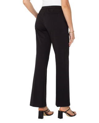 Kayla Wide Leg Trouser- Black