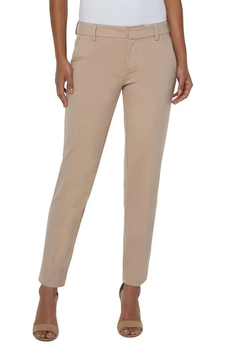 Kelsey Knit Trouser- Biscuit Tan