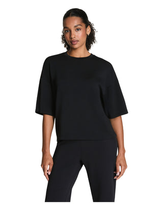 AirEssentials Boxy Tee- Very Black