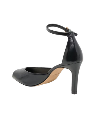 Serlo Peep Toe Heel- Midnight Crinkle Patent