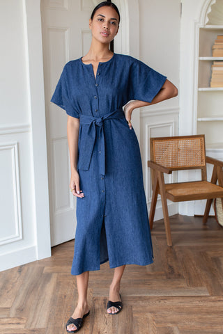 Desert Dress 2- Indigo
