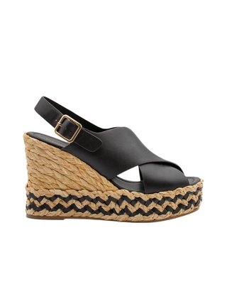 Oda Platform Wedge Sandal- Chocolate