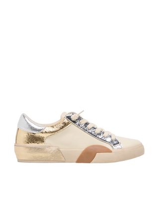 Zina Sneaker- Metallic Multi Leather