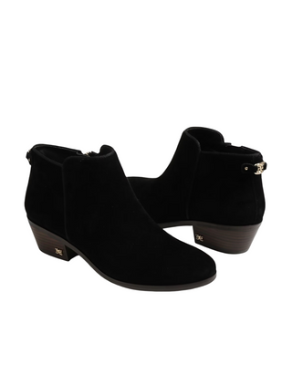 Petty Ankle Bootie- Black Suede