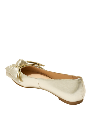 Debra Ballet Flat- Platinum