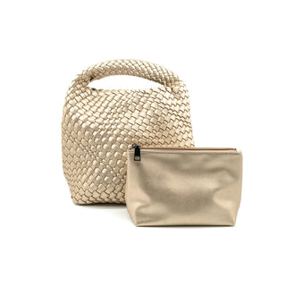 Mini Woven Hobo Bag- Multiple Colors