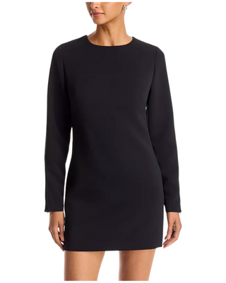 Audrey Crepe Dress- Black