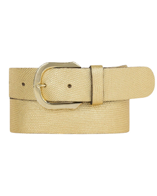 Dana Belt- Gold Metallic Iguana
