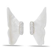 Crystal Papillon Earring