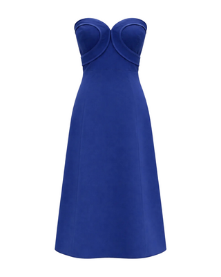 Hayden Midi Dress- Solid Royal
