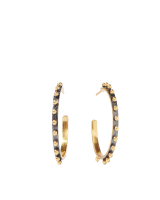 SoHo Hoop- Mixed Metal- Medium