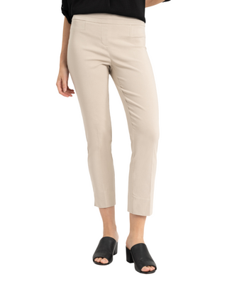 Renuar Pull On Ankle Pant- Cashew