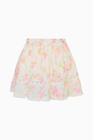 Amrina Skirt- White Peach