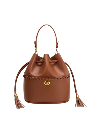 Janae Top Handle Bag - Saddle