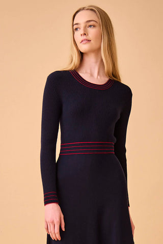 Beatrice Dress- Navy