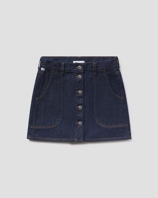Curved Pocket Mini Skirt- Amherst