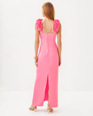 Aamira Maxi Dress- Rousseau Pink