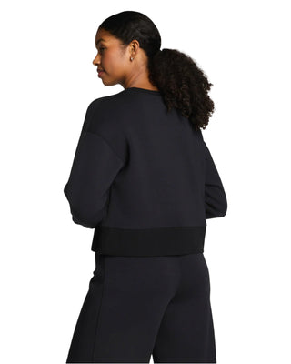 Luxe Crewneck Top- Very Black