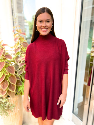Aja Linka Dress- Cherry Red