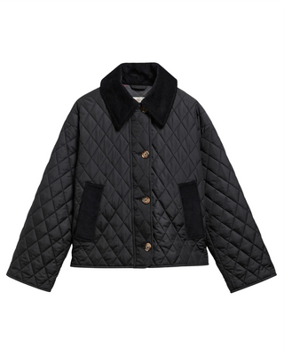 Moira Quilted Jacket- Black + Shadow Classic