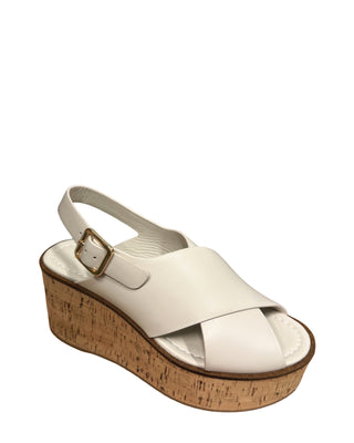 Nus Platform Sandal- Off White