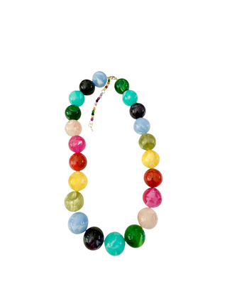 Celia Chunky Beaded Necklace- Multicolor