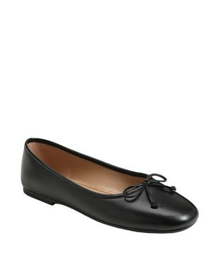 Alie Ballet Flat- Black Leather