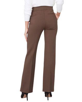 Diana Pull-On Flare Pant- Chocolate