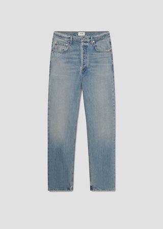 90’s Pinch Waist Crop Jean- Ripple