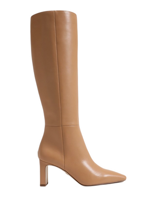 Sylvia Knee-High Boot- Luxe Tan Leather