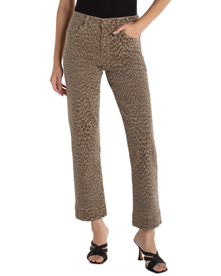 Kennedy Straight Leg Jean- Abstract Animal