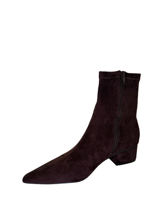 Kali Ankle Boot- Chocolate Brown Suede