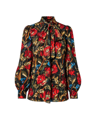 Tess Blouse- Palais Floral Onyx