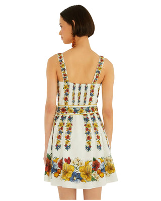 Tropi Off-White Mini Dress