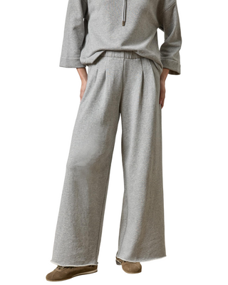 Full Length Terry Pant- Heather Gray