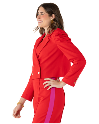 Margo Blazer- High Risk Red