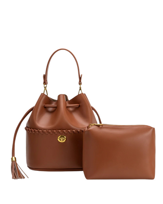 Janae Top Handle Bag - Saddle