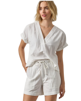 Boxy Popover Dolman- White