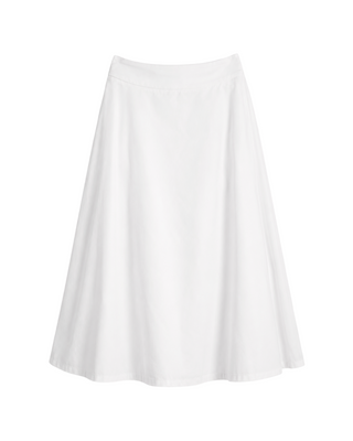 White Midi Skirt