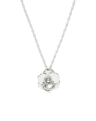 Bloom Delicate Necklace- Silver
